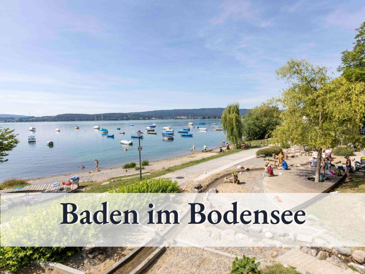 Grosse Moderne Ferienwohnung In Bester Bodenseelage L 1 Minute Zum Bodensee L 2 Zimmer L Vollausgestattete Kueche L Sonnenbalkon L Wlan L Willkommen Im Apartment Guettingen Radolfzell am Bodensee Dış mekan fotoğraf